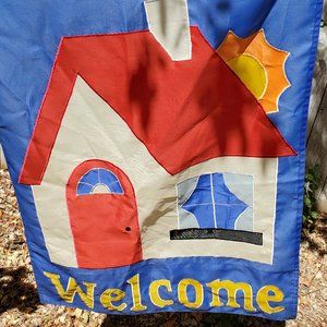 We're Open~Welcome House ~Garden Shop Store Banner